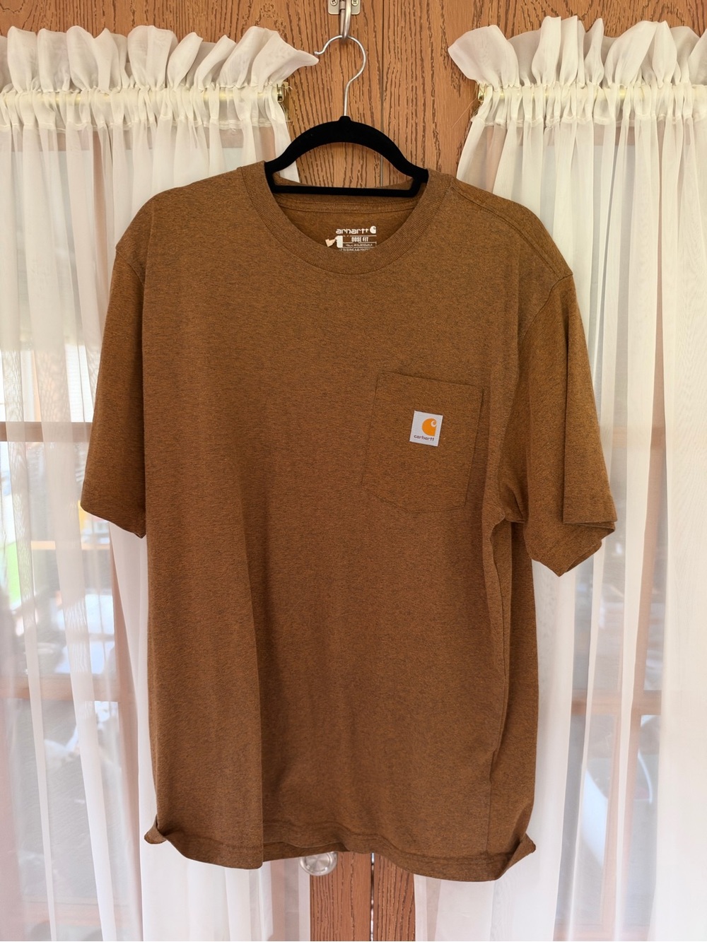 Carhartt Brown Short-Sleeve Pocket Tee
